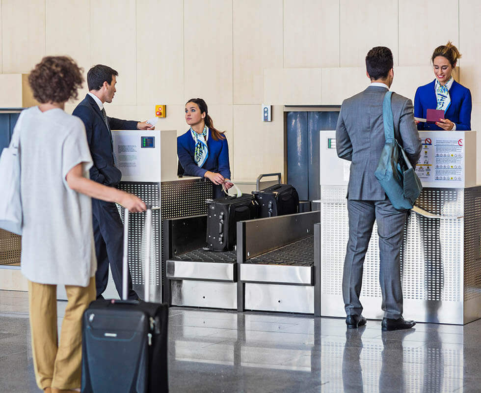 Baggage weighing system