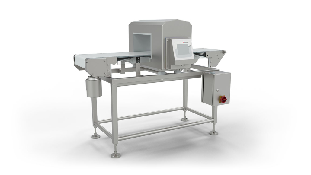 Conveyor / tunnel metal detector for packaged or piece products.