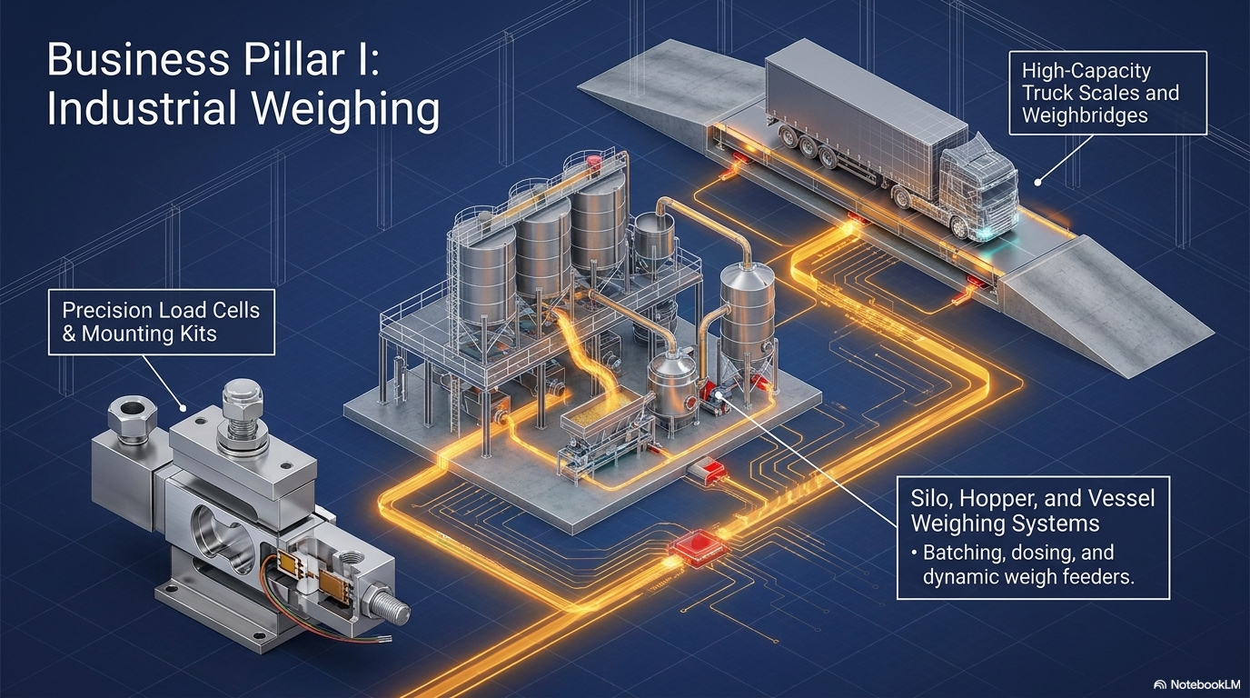 Industrial weighing capability architecture