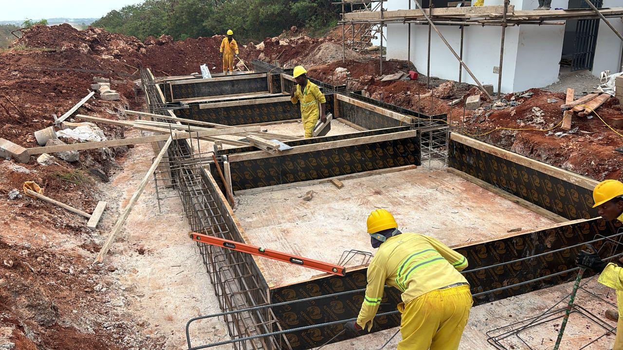Weighbridge foundation construction